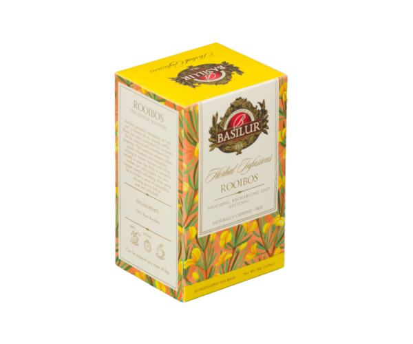 Basilur Rooibos Herbal Tea - 20 Enveloped Tea Bags - Image 2