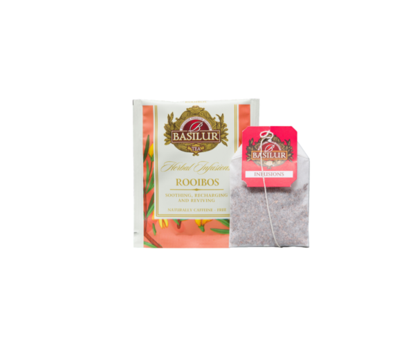 Basilur Rooibos Herbal Tea - 20 Enveloped Tea Bags - Image 4